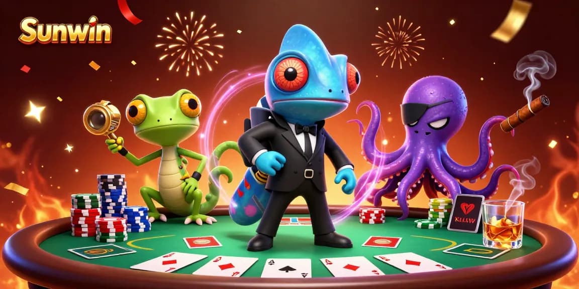 Win big at Sunwin, playing poker with dynamic characters and exciting game elements.