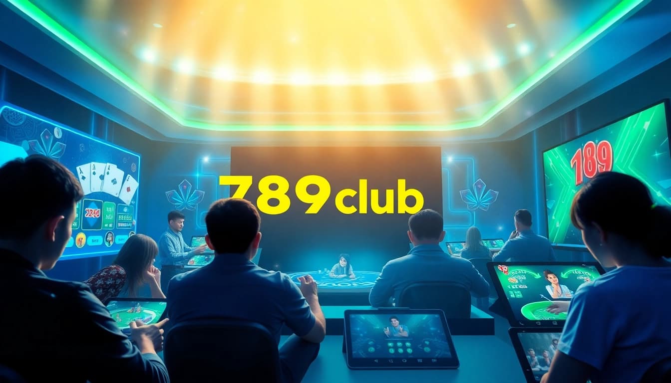 Exciting gaming environment at 789club showcasing vibrant games and engaging players.