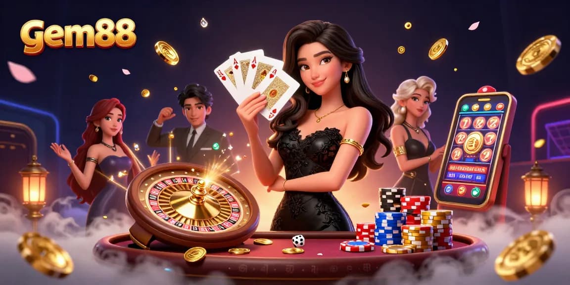 Join gem88 in an immersive online casino experience with stunning visuals and thrilling gameplay.