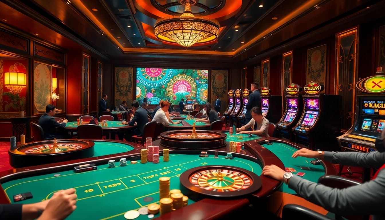 Players decode their dreams of winning at gambling tables, capturing the essence of Giải mã giấc mơ.