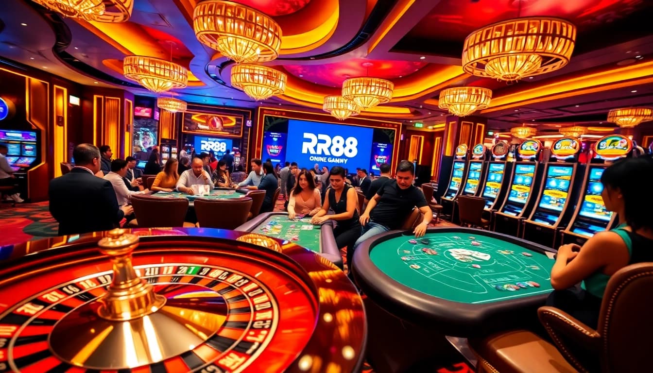 Experience the excitement of gambling at RR88 by engaging in thrilling casino games and high-stakes bets.