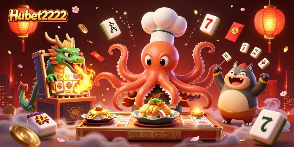 Join the excitement of Hubet2222's thrilling slots experience, featuring lively characters and dynamic elements.