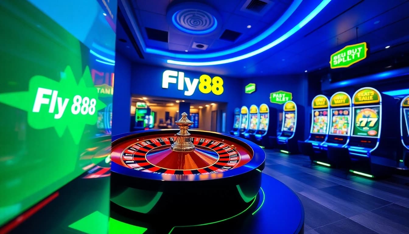 Fly88 online gambling platform interface showcasing dynamic game features and user-friendly design.