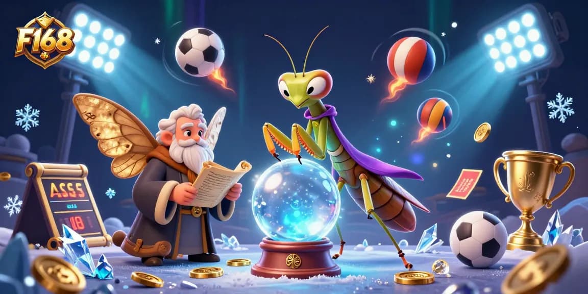 Experience the magic of F168 with dynamic betting action and vibrant casino elements in this illustration.