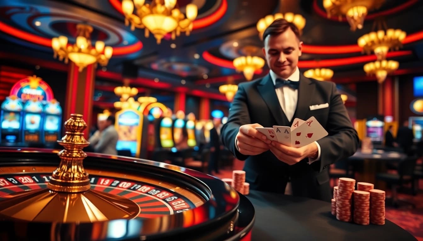 Experience thrilling gameplay at open88 with exciting roulette tables and vibrant slot machines.