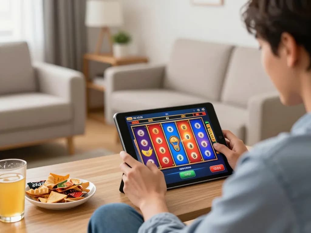 Experience the excitement of winning on fly88 with engaging tablet slot gaming at home.