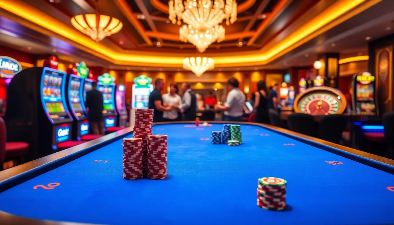 Trải nghiệm sự phấn khích tại các bàn casino BL555 với những trò chơi sôi động và hành động kịch tính.