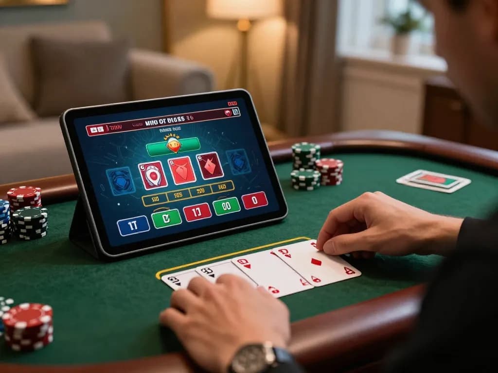 Engage with kèo nhà cái hôm nay during a thrilling live dealer game on a tablet at home