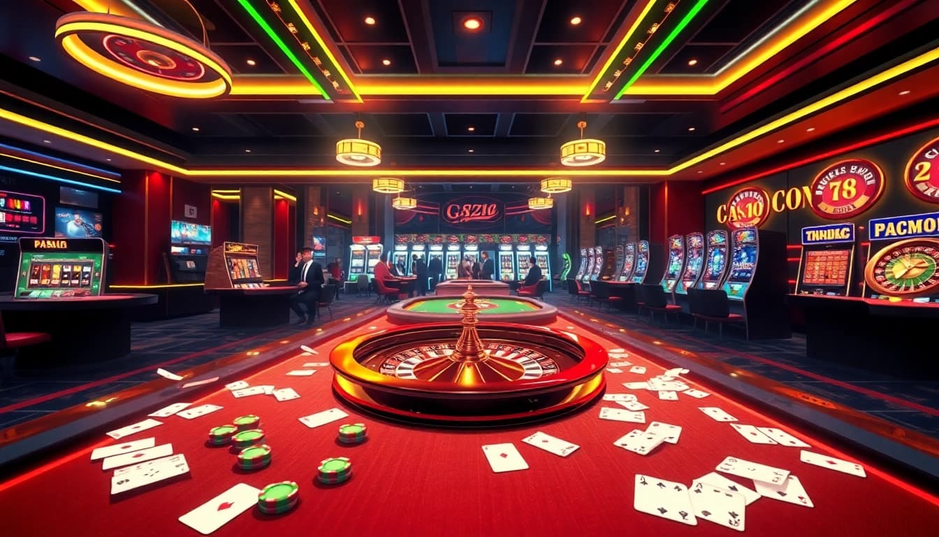 Thabet online casino featuring vibrant tables and immersive gameplay for thrilling betting experiences.