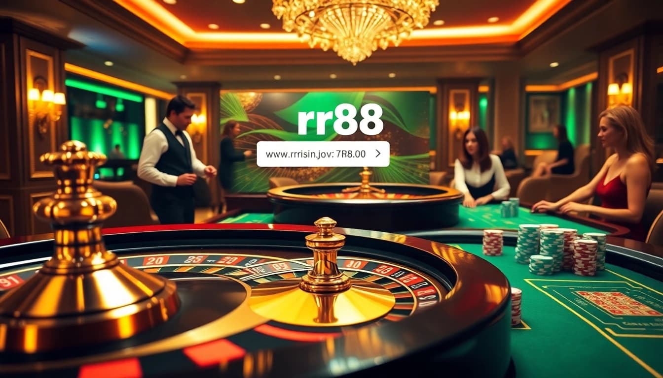 Engage at the roulette table with the rr88 link, enjoying luxurious casino vibes and exciting gameplay.