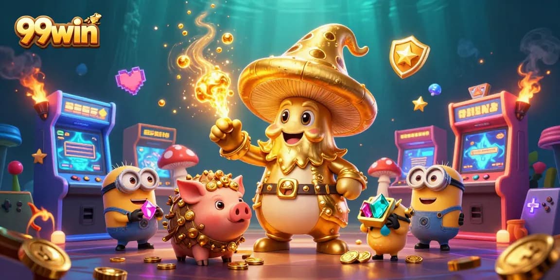 Experience thrilling gameplay in 99win with magical casino creatures and vibrant gaming elements.