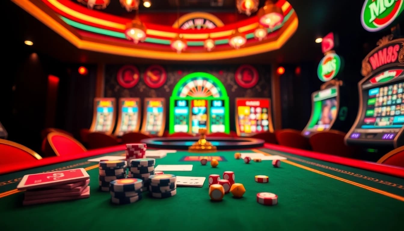Experience the thrill of MM88 with vibrant casino games, tables, and slot machines.