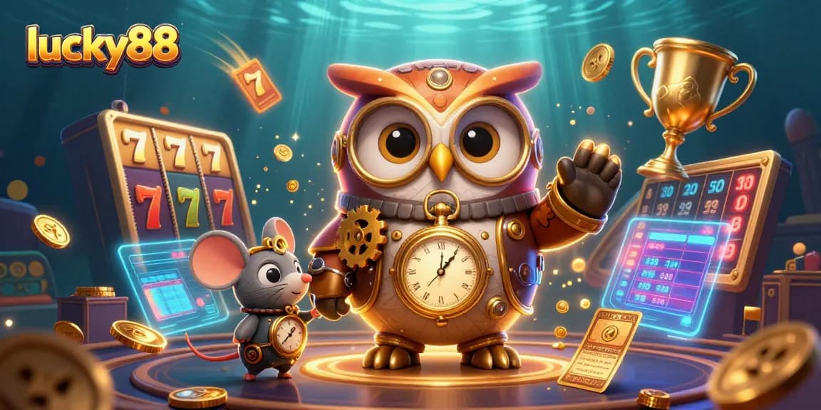 Engage with the lucky88 slot experience, showcasing vibrant reels and a jackpot adventure.