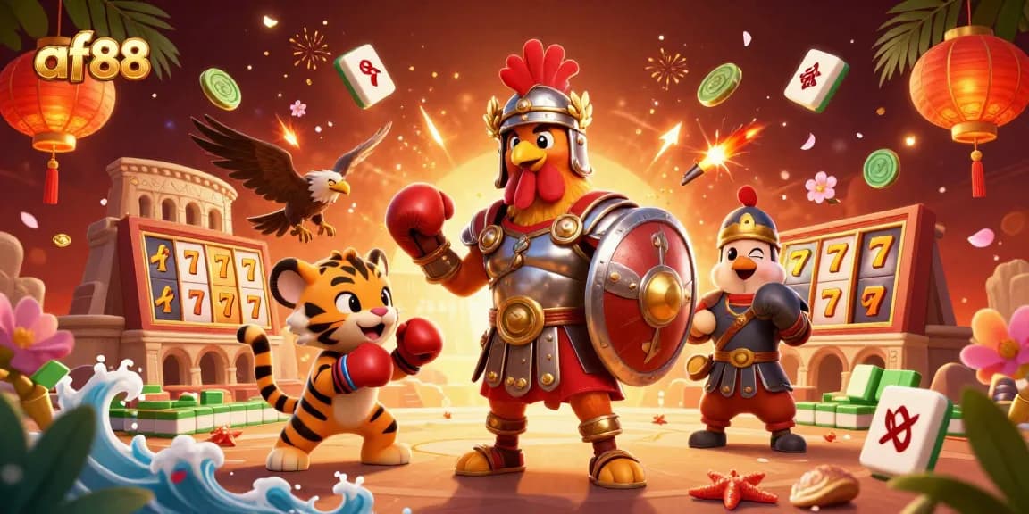 Experience thrilling gameplay at af88 with dynamic slots, vibrant visuals, and striking characters.