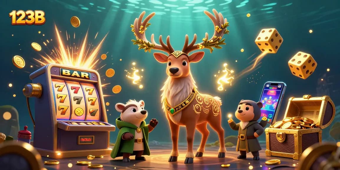Engage with the vibrant 123B slot adventure, featuring a dazzling jackpot explosion.