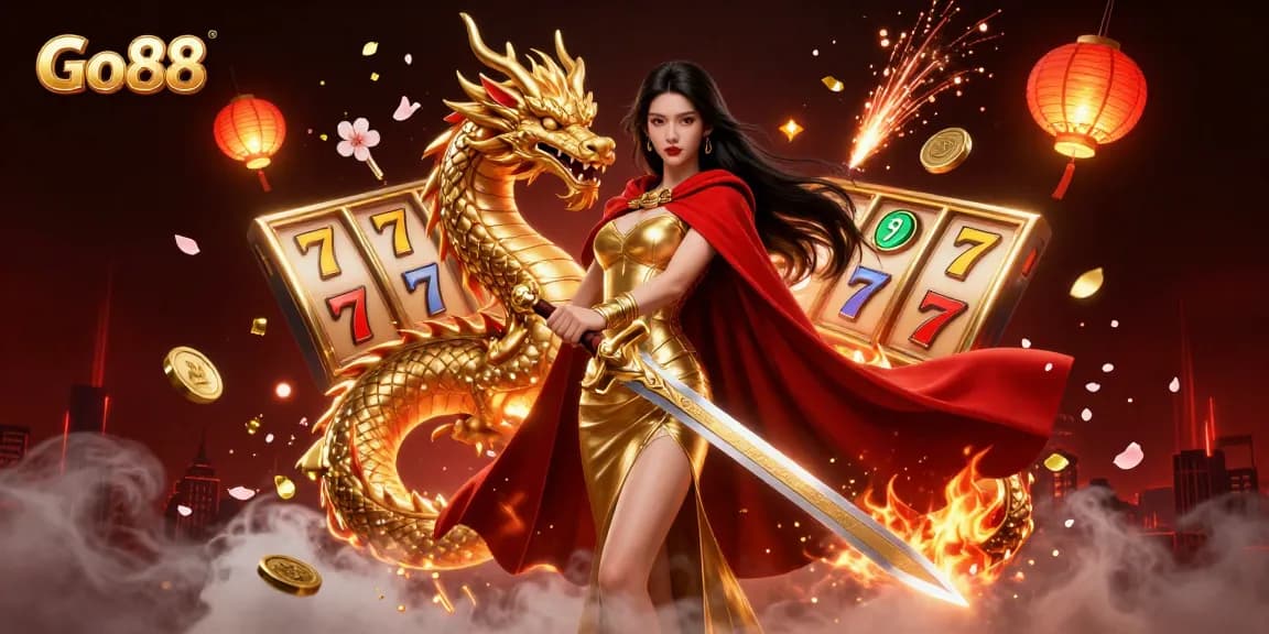 Experience thrilling moments at Go88 with vibrant casino games and dynamic 3D visuals.