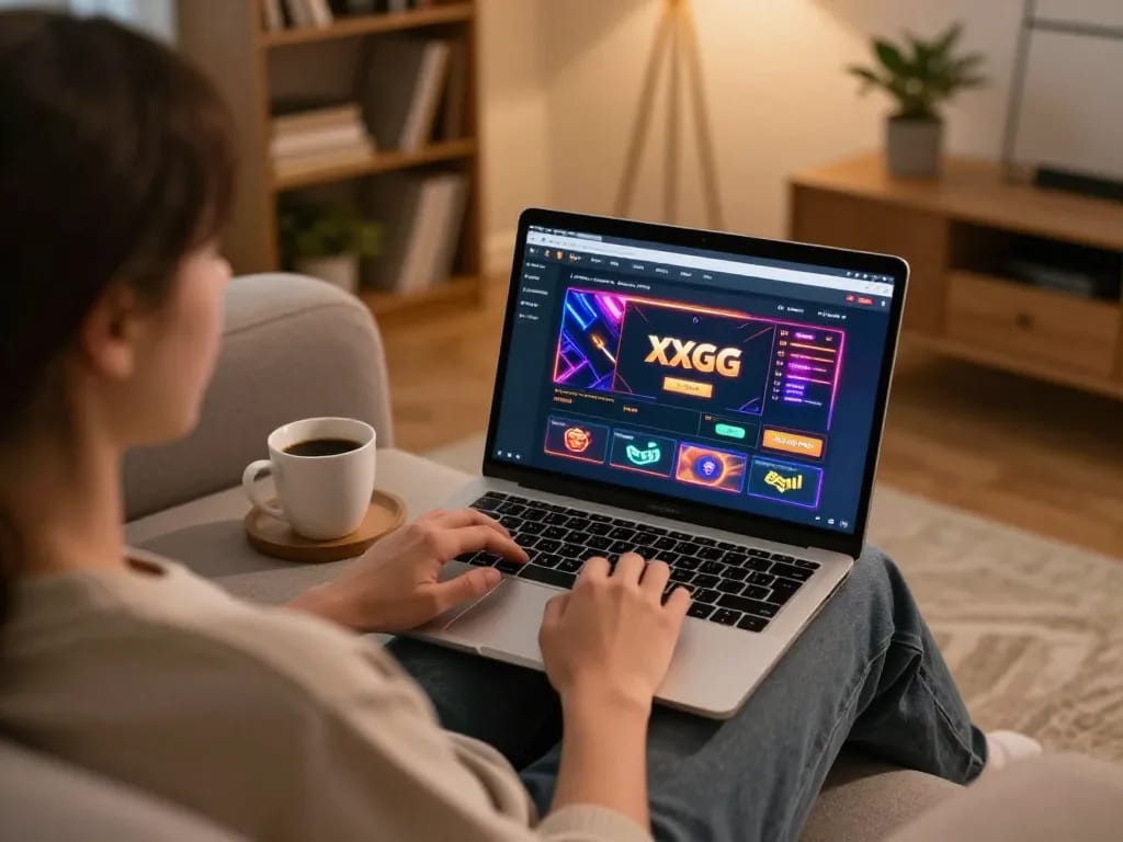 Engaging in strategic gaming on the XXGG platform from a cozy home setup.