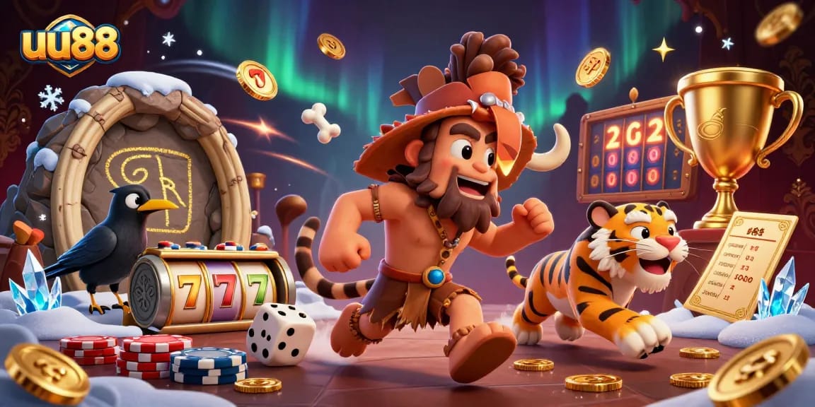 Experience thrilling games at uu88, featuring vibrant slots, trophies, and dynamic casino activities.