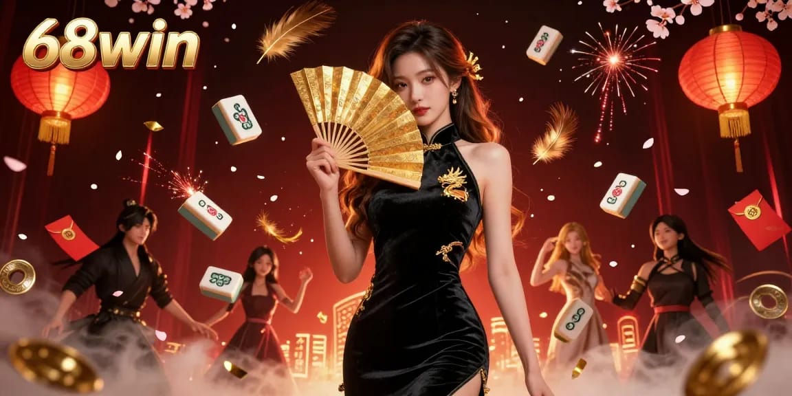 Experience the thrill of gambling at 68win with stunning visuals of an enticing game scene filled with fortune.