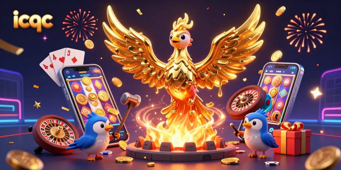 Experience the thrill of winning at icqc credit card casinos with golden coins and vibrant slot games.