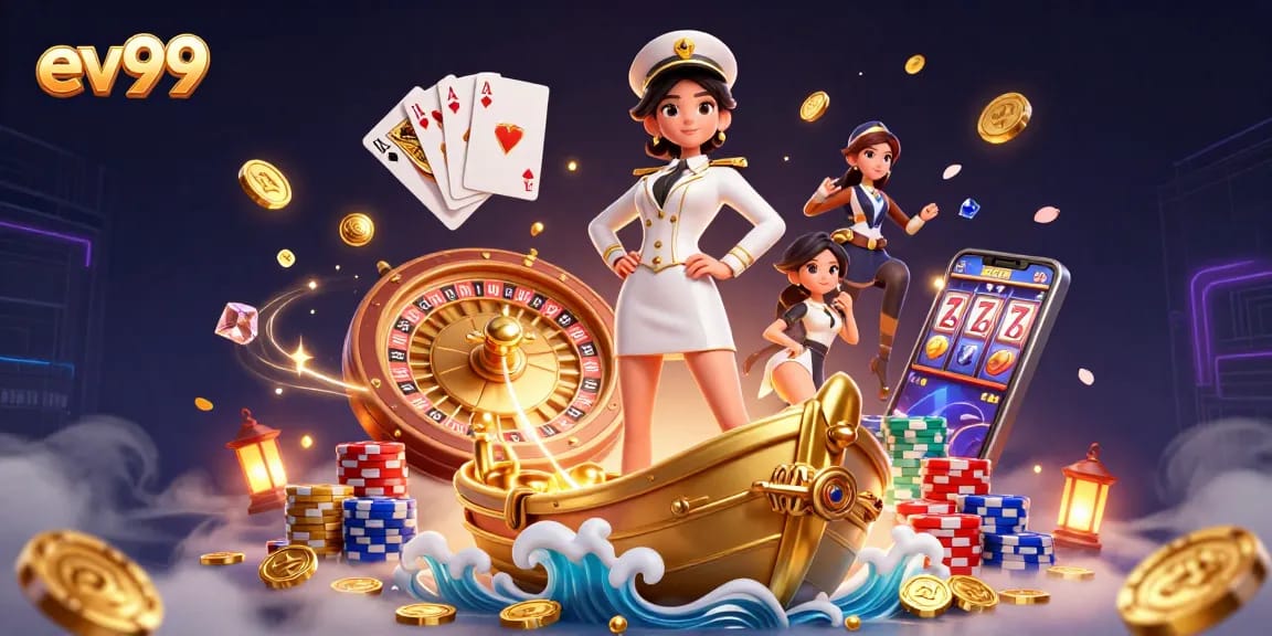 Experience the excitement of ev99 casino with stunning gaming visuals and striking elements.
