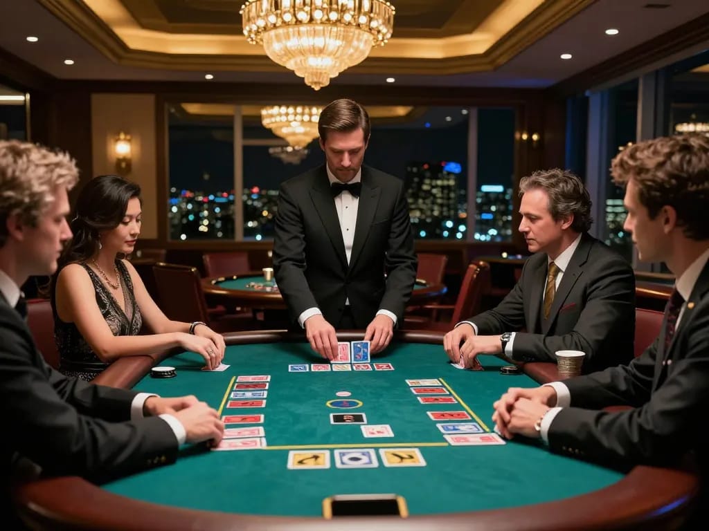 Engaging gameplay at a blackjack table showcasing mb66 strategies for better winning.