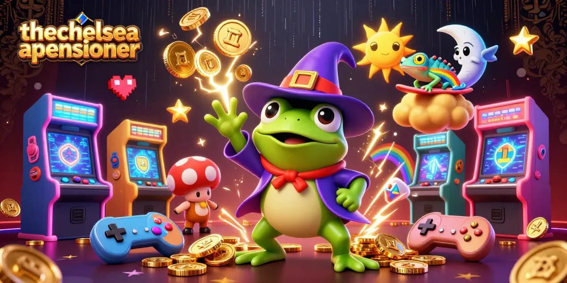 Spin and win with thechelseapensioner at our vibrant casino, filled with gold coins and games.