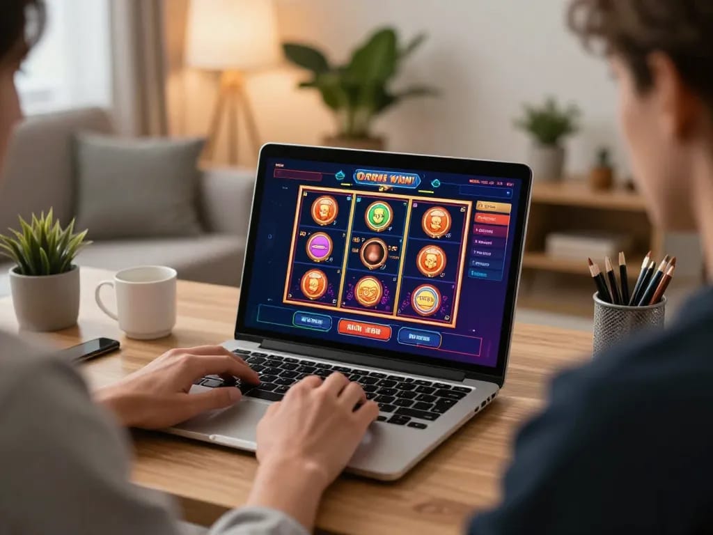 Engage in online gambling at NK88 with a user-friendly interface showcasing live dealer games