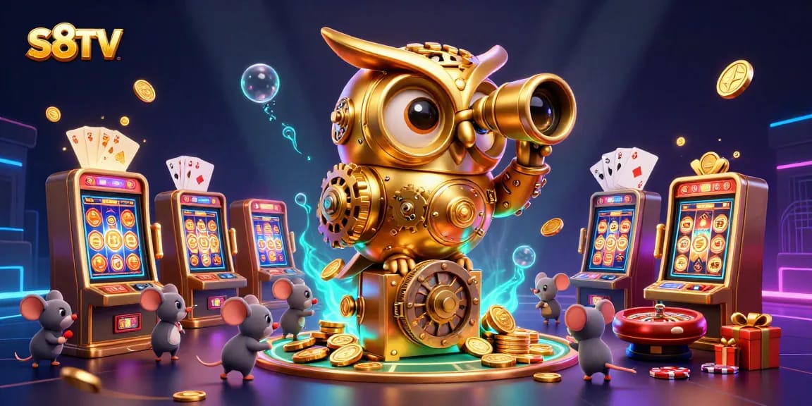 S8TV engages players with a colorful casino experience filled with slot games and vibrant characters.