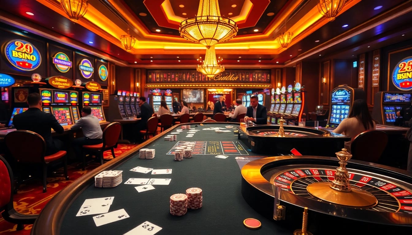 Players enjoy high-stakes gaming at https://mm88.moe/ with exciting casino tables and vibrant slot machines.