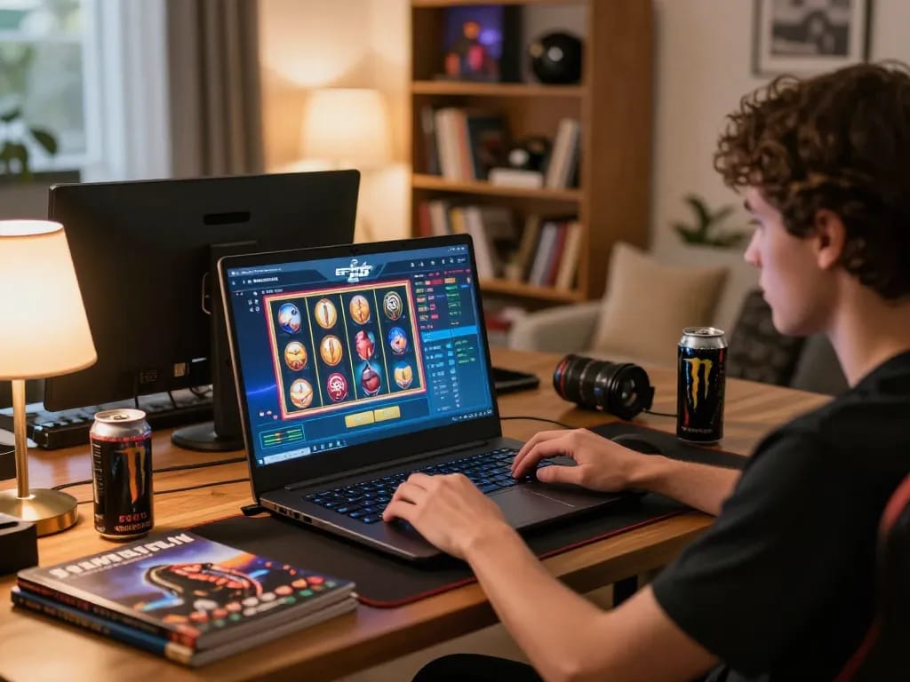 Player experiencing an engaging moment on the F168 online gaming platform, showcasing dynamic slots gameplay