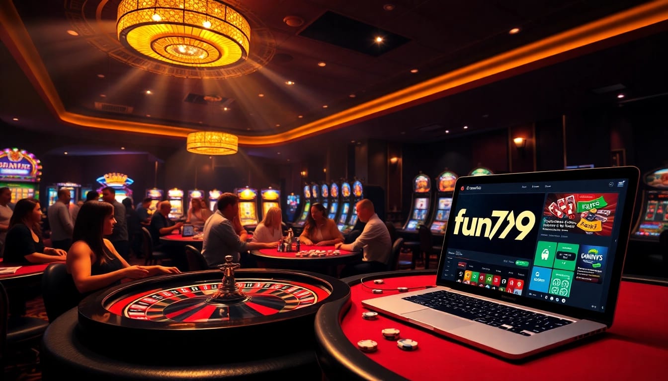 Enjoy a thrilling roulette experience at fun79, where excitement meets strategy.