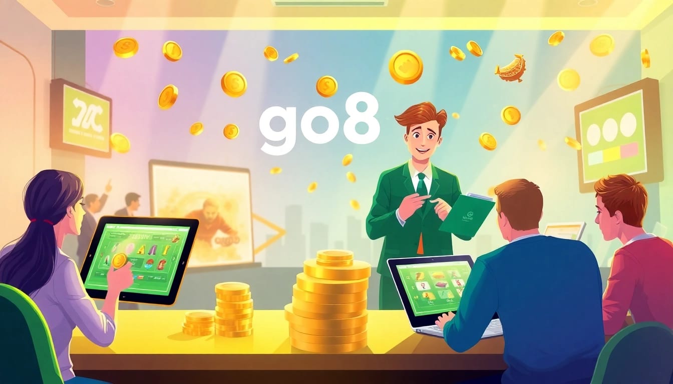 Dynamic online gambling experience at go8 platform showcasing exciting gaming options.