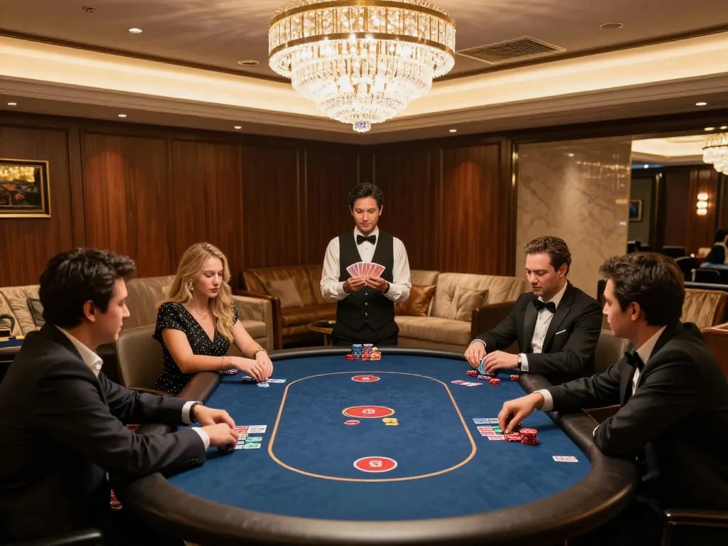 Experience refined gaming in a VIP environment at open88 com with professional dealers and elegant décor