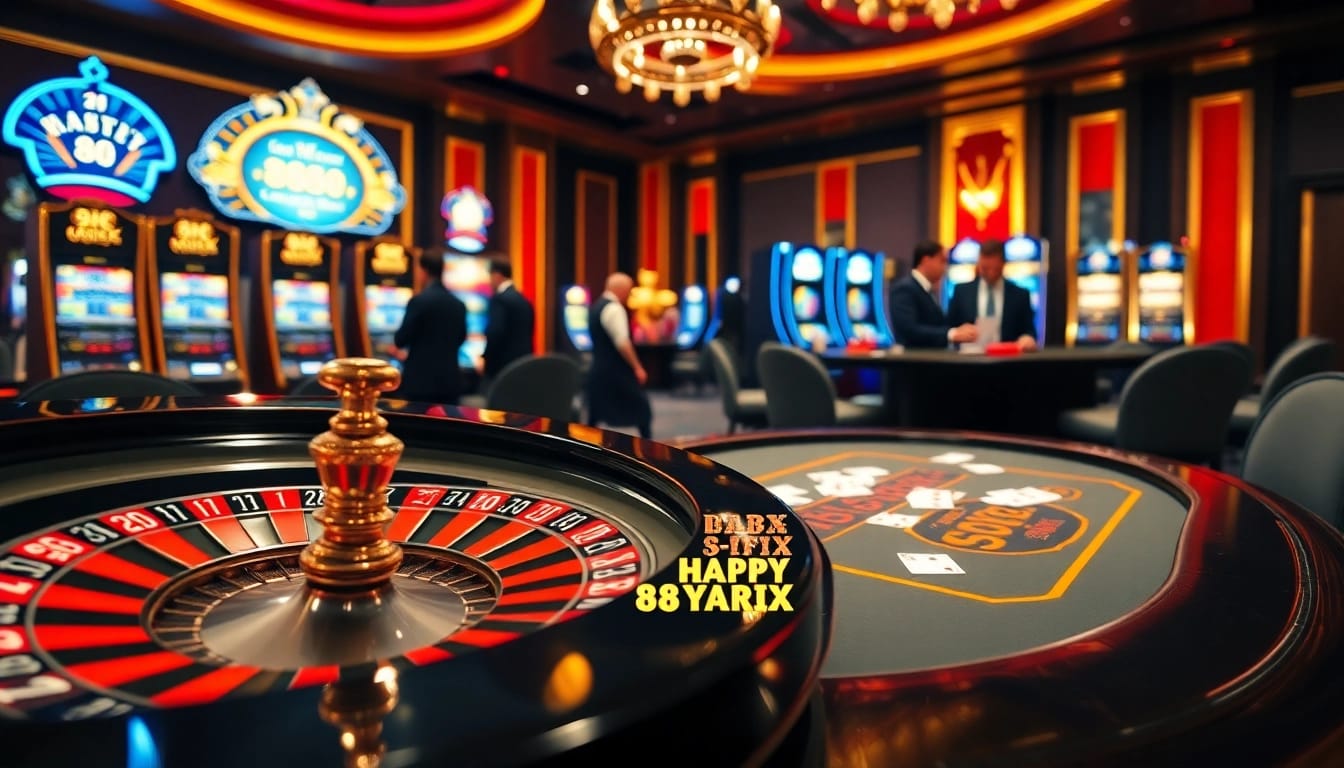 Experience high-stakes gaming at 88xx with a luxurious casino atmosphere featuring a roulette wheel.