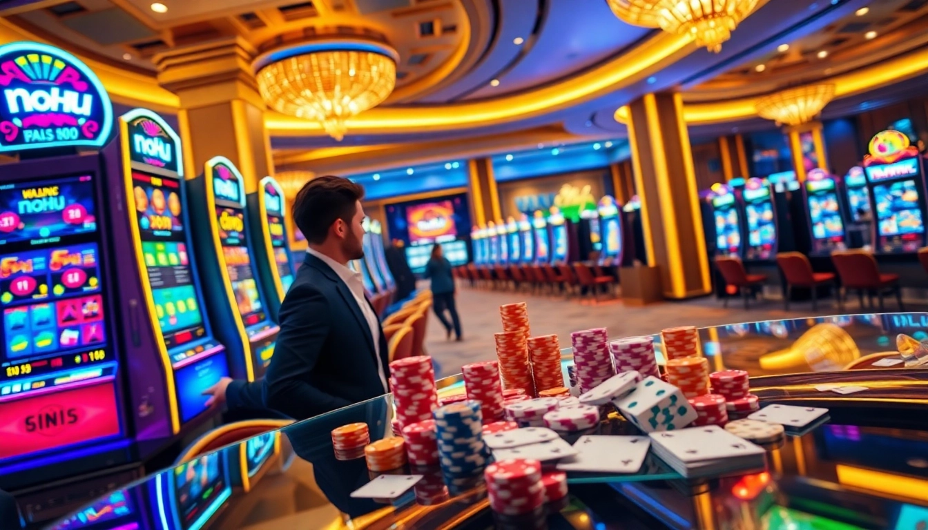 Experience thrilling gameplay at nohu's modern online casino with vibrant visuals and exciting winning opportunities.