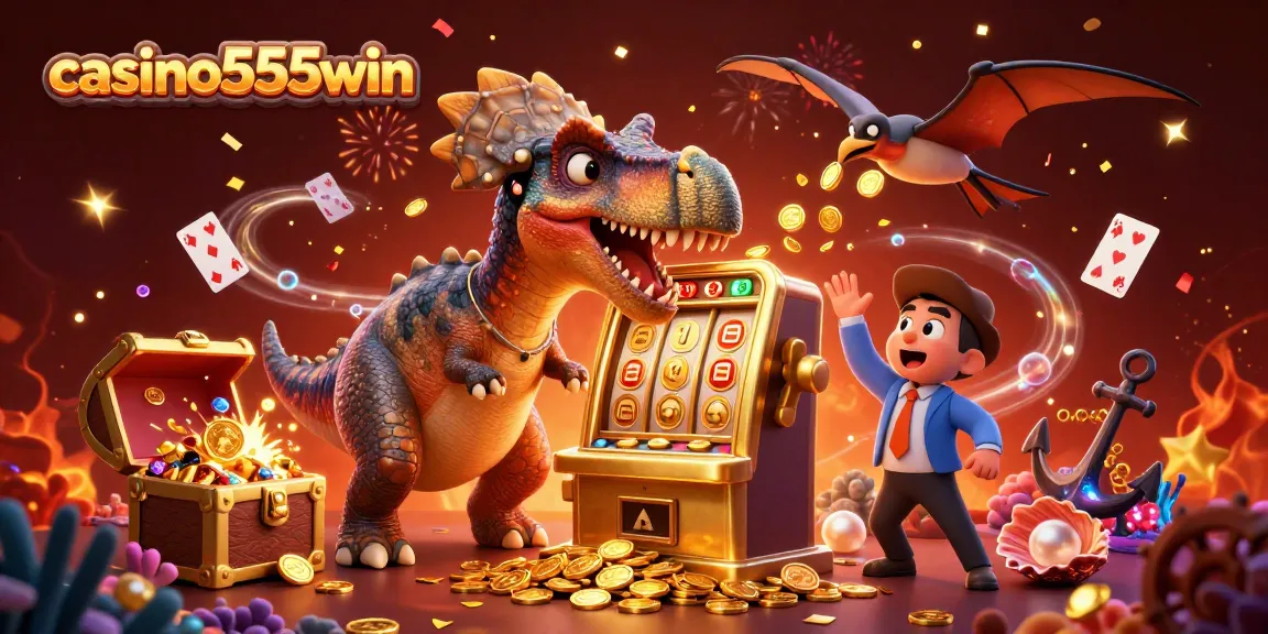 Experience thrilling wins at casino555win as a pachycephalosaurus hits the jackpot!