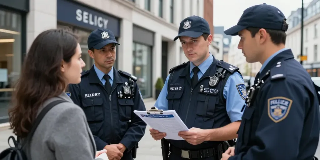 Trusted Private Security professionals ensuring safety in London, showcasing strong community service.
