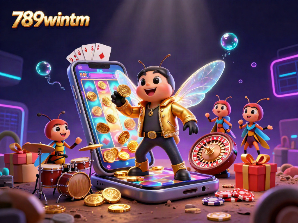 Engage in thrilling slots with 789wintm featuring rock star characters and vibrant game elements.