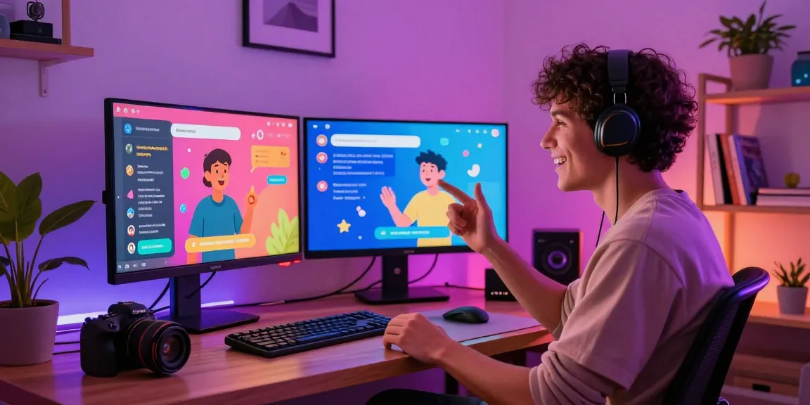Enjoying a spicy chat with an AI companion in a vibrant virtual setting.