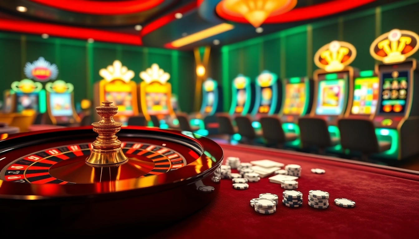 Experience the excitement of v9bet's online casino with vibrant gaming visuals.