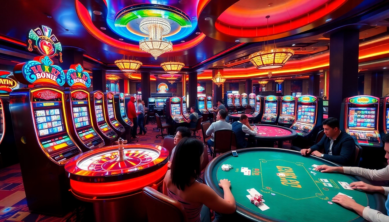 Enjoying vibrant gameplay at 789club, with exciting slot machines and poker tables.