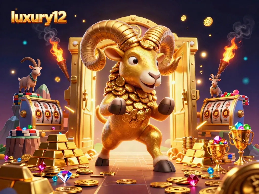 Experience thrilling wins with luxury12, featuring slots, gold treasures, and festive casino atmosphere.