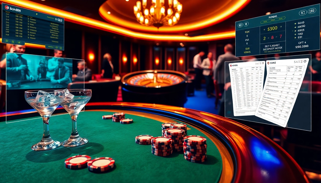 Engage in thrilling gaming experiences at bong88's luxurious casino with vibrant tables and electrifying odds.
