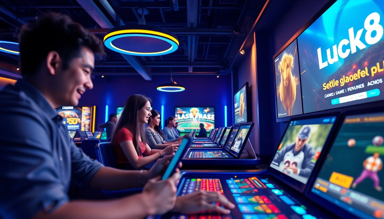Experience thrilling online gaming at luck8win.live with vibrant players and modern betting interfaces.