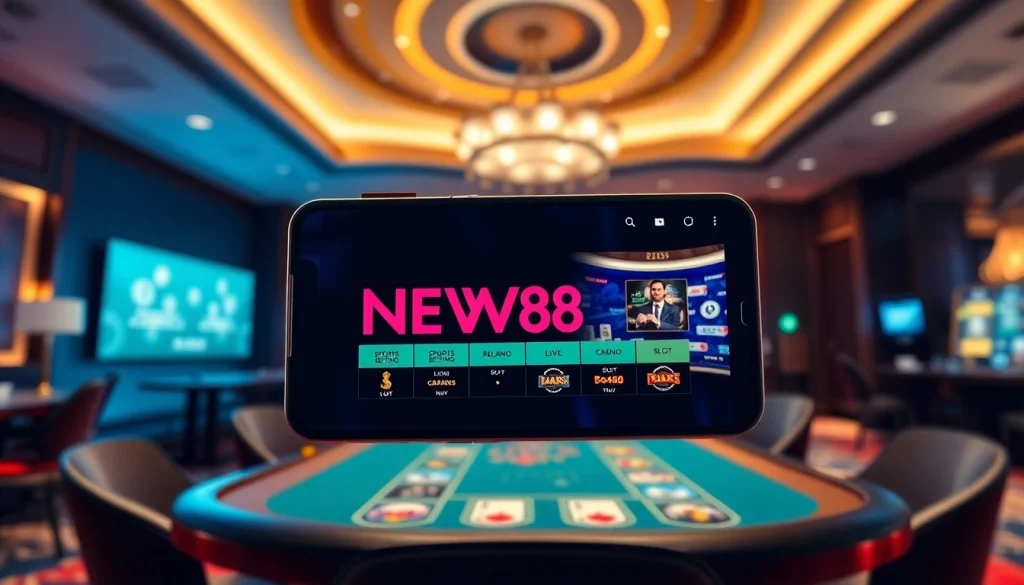 Engage with exciting online gaming experiences at new88go.com, showcasing vibrant digital interfaces and professional gaming environments.