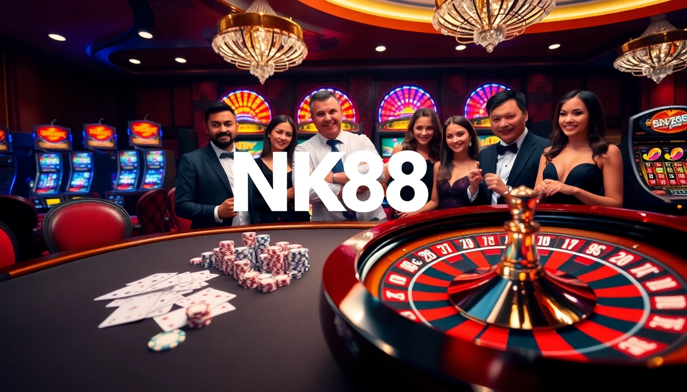 Experience high-stakes poker action at NK88, where excitement meets luxury.