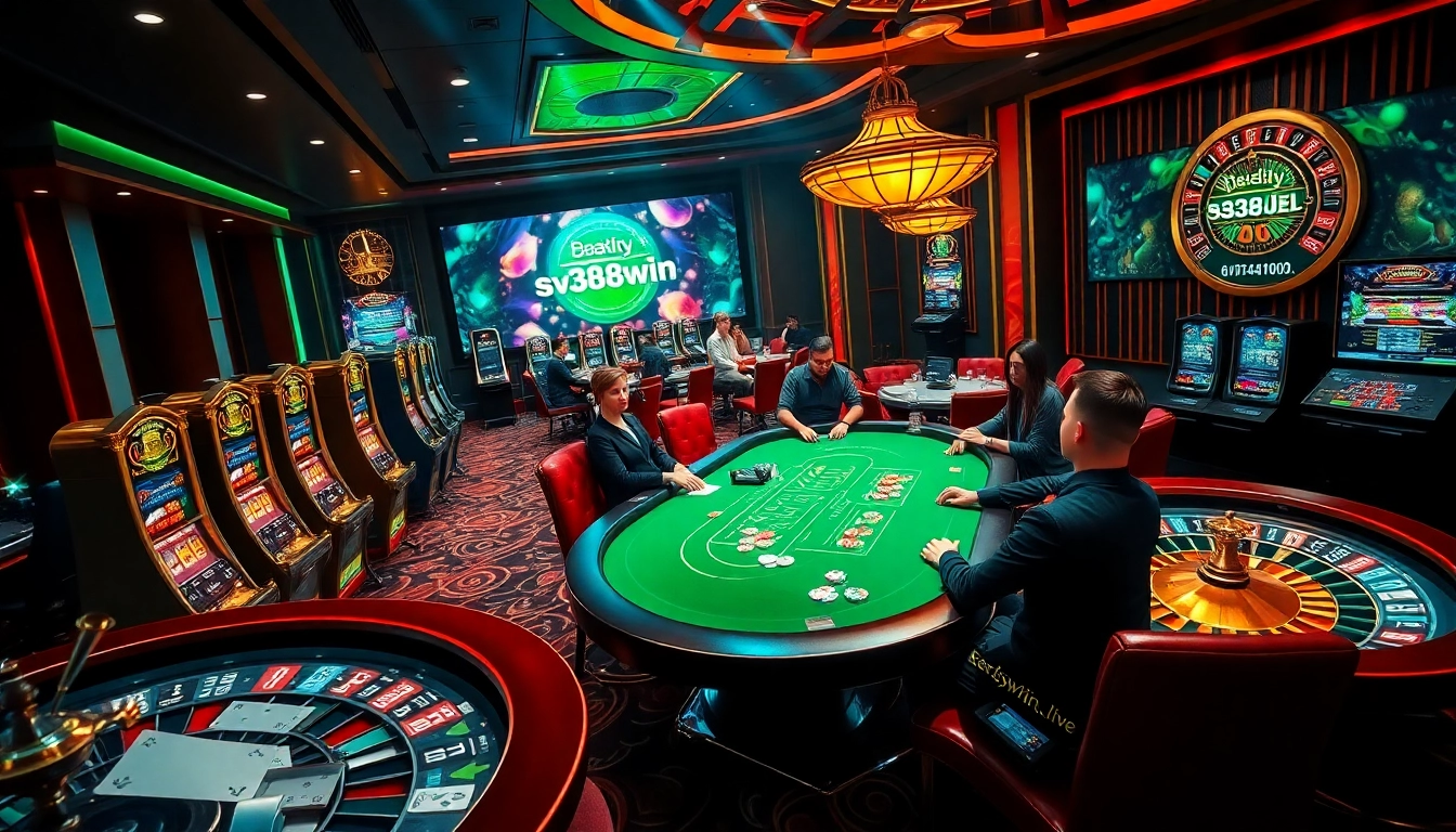 Experience thrilling online gaming at https://sv388win.live with vivid casino elements and excitement.