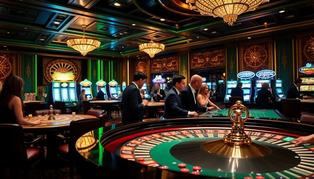 Engaging casino roulette action at https://2haywin.art/ with vibrant chips and elegant players.
