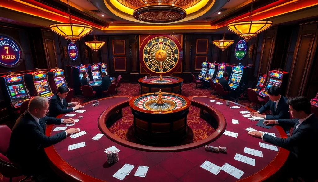 Engage in thrilling casino action at chotruyen's luxurious gambling tables.